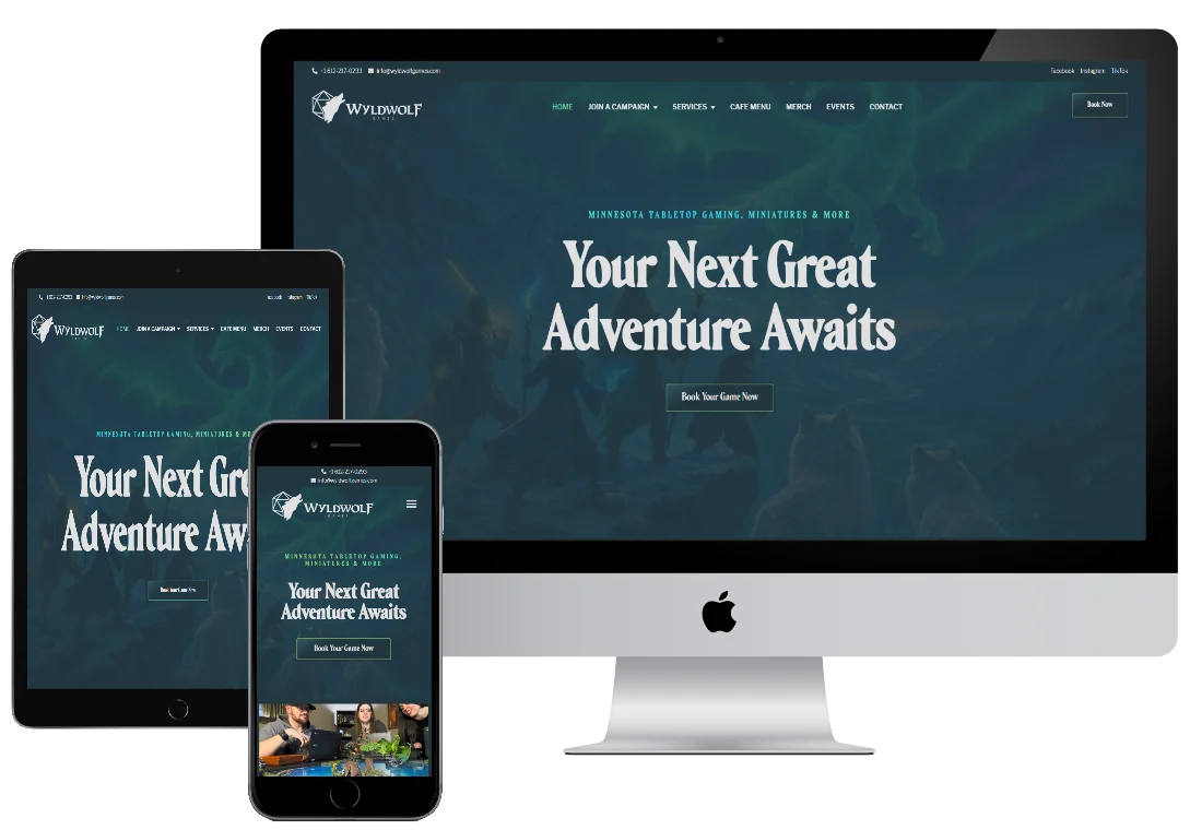 Wyld Wolf website